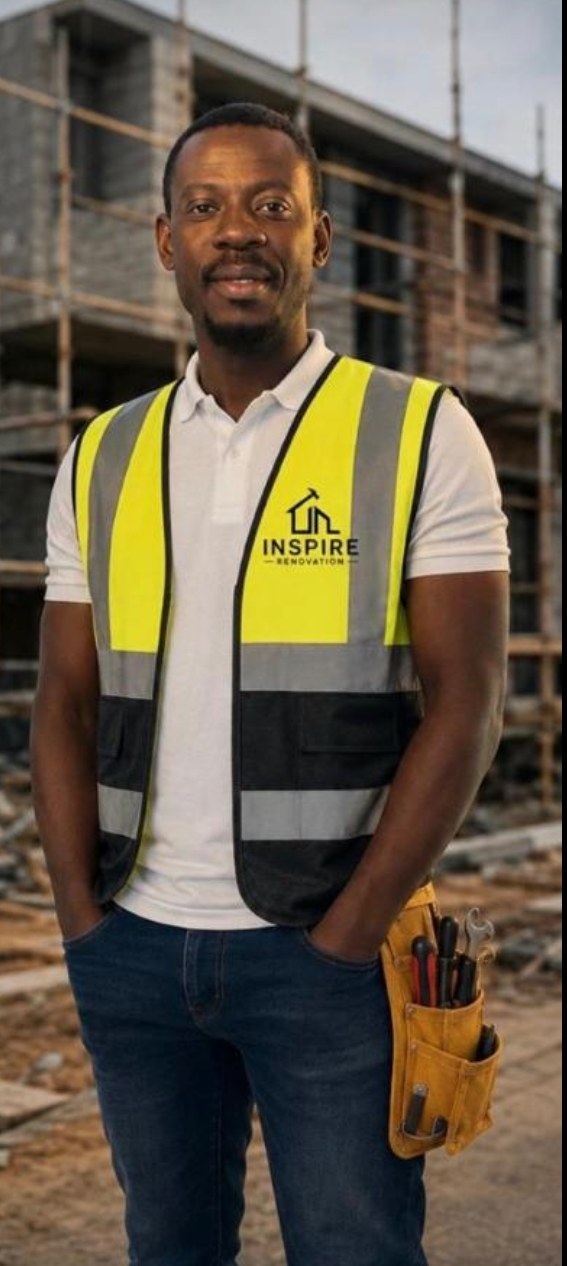 Inspire Renovation founder on site